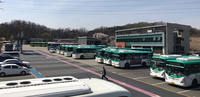 부곡버스공영차고지 전경