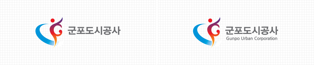 좌우조합 군포도시공사 CI